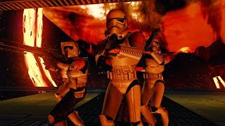 Star Wars Battlefront 2 Mod  Elite Squadron v11  Mustafar  Galactic Civil War [upl. by Pelligrini215]