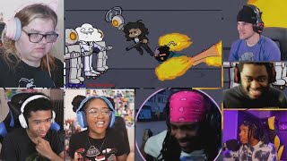 Whitty vs Boyfriend Fire Fight Part 3 Friday Night Funkin Animation REACTION MASHUP1688 [upl. by Koetke884]