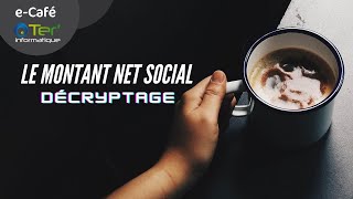 Ecafé de la paie  Le montant net social décryptage [upl. by Rehpotsyrhc]