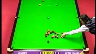 2004 World Snooker Championship SF Ronnie OSullivan vs Stephen Hendry Session 3 BBC [upl. by Lemhaj539]