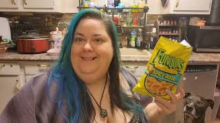 Fatty Approved Spicy queso Funyuns taste test and review [upl. by Akerboom]