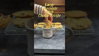 Large Chocolate Chip Cookie Recipe 🍪 [upl. by Bridges]