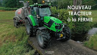 🚜NOUVEAU TRACTEUR NEUF de la FERME de Crémanvillers au LISIER  💪 [upl. by Arretal929]