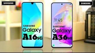 Galaxy A16 5G vs Galaxy A36 5G full comparison video review [upl. by Inigo861]