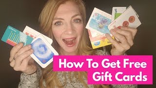 How To Get FREE Gift Cards [upl. by Carol-Jean]