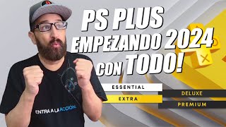 PS Plus con juegazos GRATIS en Enero 2024 [upl. by Akenor]