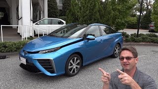 2019 Toyota Mirai Highlights and Test Drive [upl. by Krystin]