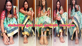 debelle gel nail polish review Members request video [upl. by Noelopan]