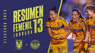 📹 El Resumen Femenil  Tigres 5  0 Mazatlán Femenil  J13  Clausura 2023 [upl. by Inafets893]