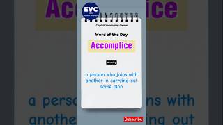 quotAccomplicequot Meaning in English English Vocabulary Course english englishvocabulary [upl. by Anauqahs30]