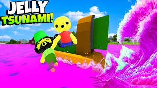 Jelly Tsunami Survival in Wobbly Life City [upl. by Corwin979]