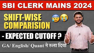 Day1 SBI Clerk Mains Exam Analysis 2024  Expected Cutoff Exam Level [upl. by Reinaldos]