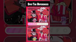 Find The differences Hazbin Hotel Quiz hazbinhotel difference shorts [upl. by Isied326]