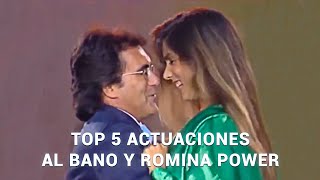 TOP 5 AL BANO Y ROMINA POWER ACTUACIONES EN DIRECTO [upl. by Brinkema]