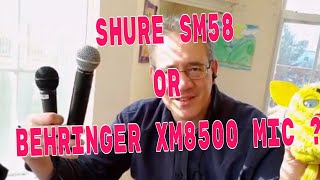 Behringer Xm8500 VS Shure SM58 Microphone [upl. by Bright]