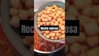 Receta saludable y fácil con garbanzos y verduras comidasaludable [upl. by Omor35]