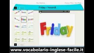 Vocabolario Inglese i Giorni mesi e Stagioni httpwwwfacileanglaiscom [upl. by Golanka]