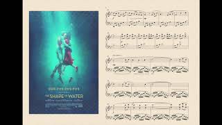 Elisas theme from the OST of quotThe Shape of Waterquot piano sheet [upl. by Atnohsal292]