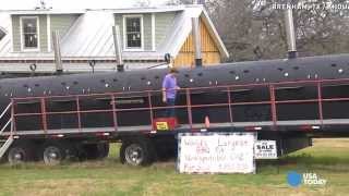 Worlds largest BBQ pit serves up 8000 lbs of meat [upl. by Enirol]