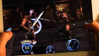 Gioco di Azione per iPhone e iPad Blood amp Glory simile a Infinity Blade 2 Gratis [upl. by Oakleil]