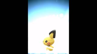 Pokemon GO Evolve Pichu to Raichu [upl. by Orman558]