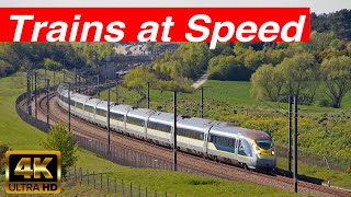 UK Trains at Speed in 4K 2024 Edition [upl. by Mllly]