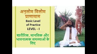 अनुलोम विलोम का एकदम सही तरीका और इसके लाभ  Level 1 of Alternate Breathing by Nityanandam Shree [upl. by Jehu]