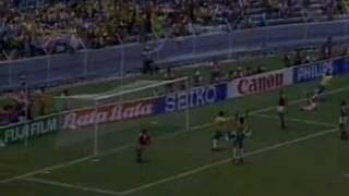 Melhores momentos Brasil 4 x 0 Polônia pela Copa do Mundo de 1986 [upl. by Moyna677]