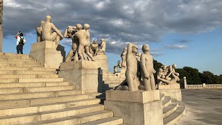 Frogner Park Oslo Norway the World’s largest Sculpture Park made by a single artist Gustav Vigeland [upl. by Mchugh]