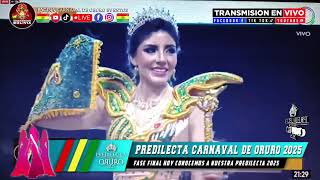 ELECCION PREDILECTA CARNAVAL DE ORURO 2025  FASE FINAL [upl. by Eanrahs]