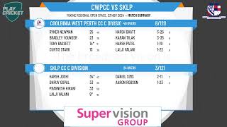 Coolbinia West Perth CC C Division v SKLP CC C Division [upl. by Hope540]