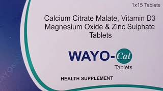 wayocal tablets uses in hindi  wayocal tablets price  wayocal tablets dose  tablet [upl. by Ialohcin751]