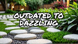 Unbelievable Yard Makeover From Red Rock to Dazzling White Quartz [upl. by Jacinta23]