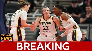 Caitlin Clark laid out by Alyssa Thomas in Fever s win over Sun [upl. by Settle]