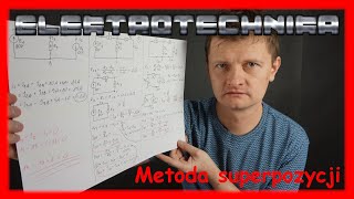 ELEKTROTECHNIKA  metoda superpozycji [upl. by Chinua]