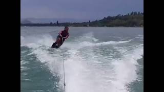 Telemark Water Skiing  Bear Lake UT [upl. by Ayram101]