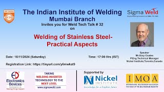 Welding Of Stainless Steels  Practical Approach WTT  32 [upl. by Denney]