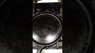 SEASONING LODGE CAST IRON PANS [upl. by Macfarlane153]