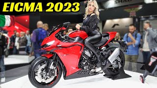 EICMA 2023 Milano  NEW 2024 Moto Morini Corsaro Sport V2 750 Walkaround amp Details [upl. by Koball]