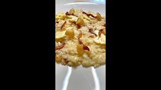 RISOTTO CAVOLFIORE E GUANCIALE per intenditori Shorts [upl. by Ramuk]