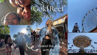 VLOG 2  Gold Reef City  Spend the day with me amp my friends🎪🤍📸 gold studentlife outfit [upl. by Oijile569]