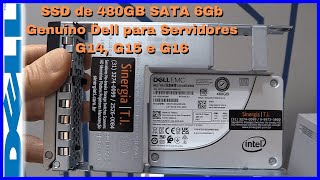 SSD 480GB SATA 6Gb Genuíno Dell para Servidores T150 R250 R260 R360 R450 R550 R740 R750 R760 R6525 [upl. by Nosnarb]