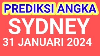 PREDIKSI ANGKA MAIN SYDNEY HARI INIBOCORAN SDY 31 JANUARI 2024 [upl. by Hayidan311]