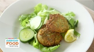 Chickpea Fritters  Everyday Food with Sarah Carey [upl. by Nolaj]