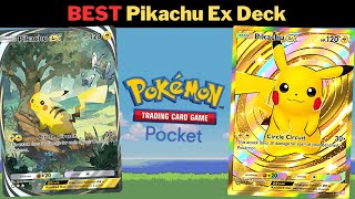 BEST PIKACHU EX DECK Right Now Strongest Variant  Pokemon TCG Pocket [upl. by Ecirahs]