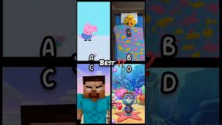 Who is Best ❓mytalkingtom2 memes funny pig trending ytshorts animation cartoon shorts [upl. by Boys491]