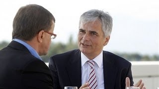 Werner Faymann zu Gast im SNSaal [upl. by Pacificas]