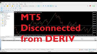 MT5 Disconnected from DERIV [upl. by Ariadne]