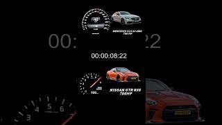 Nissan GTR R35 vs Mercedes cls 63 [upl. by Talya]