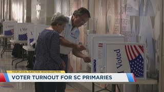 Voter turnout for SC primary [upl. by Jerad996]